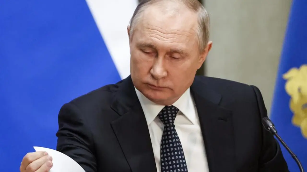 El presidente ruso, Vladimir Putin, mientras pronuncia un discurso. EFE / VALERIY SHARIFULIN