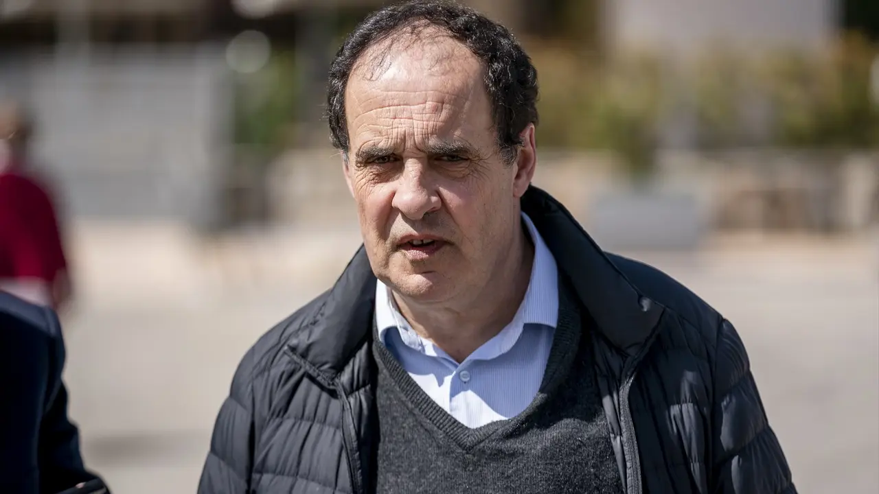 El hijo del socialista Fernando M&uacute;gica, asesinado por ETA, Jos&eacute; Mar&iacute;a M&uacute;gica, a su llegada al acto &lsquo;Encuentro de Socialistas, Recuerdo a Socialistas. EP / A. P&eacute;rez Meca