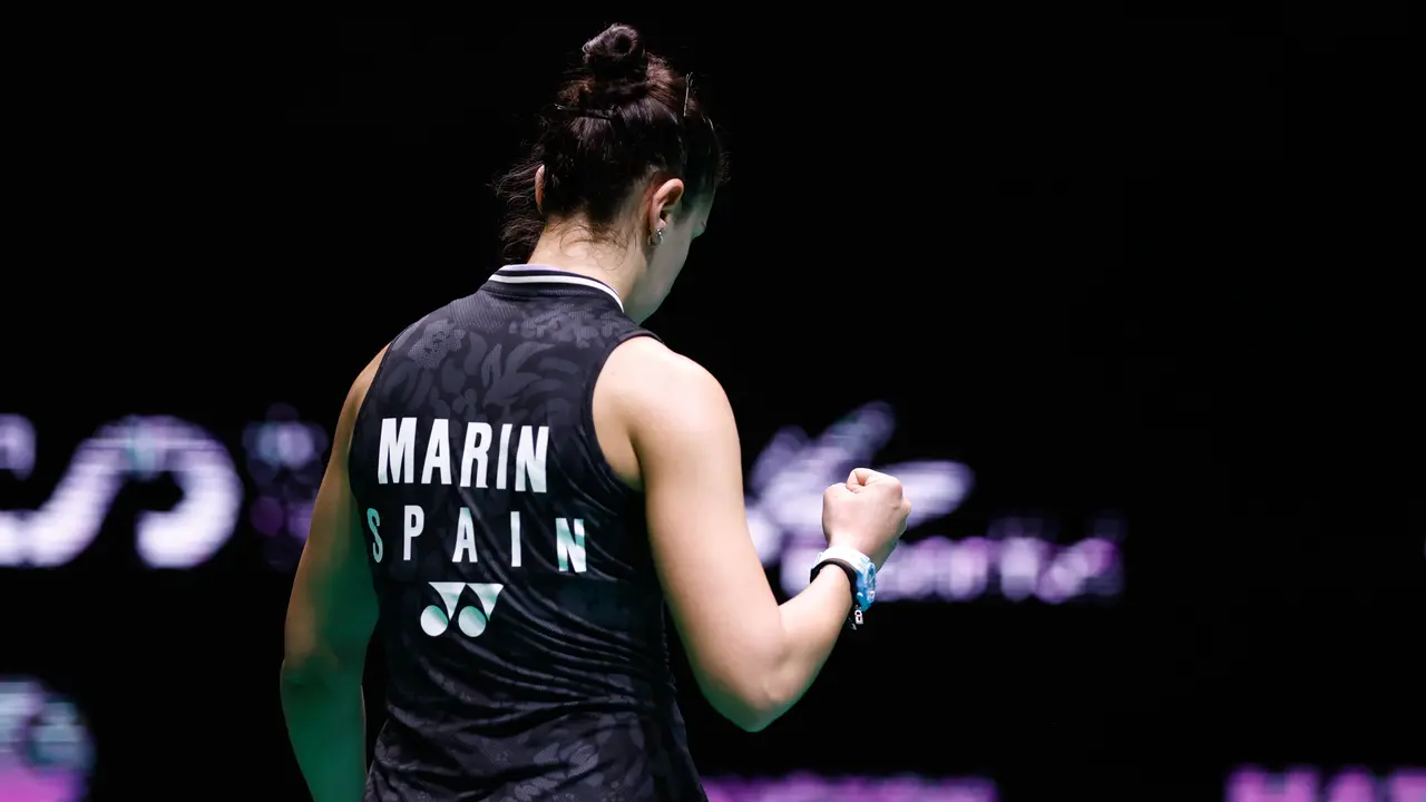 La jugadora de b&aacute;dminton Carolina Mar&iacute;n. / Oscar J. Barroso