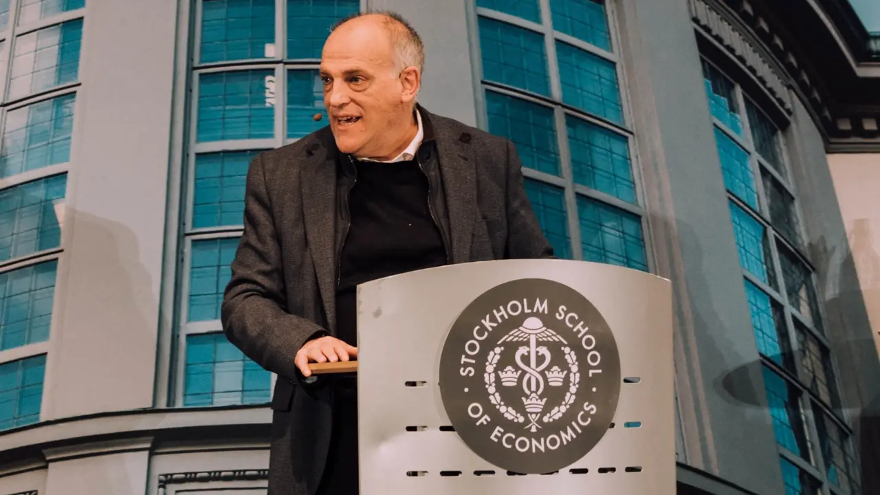 El presidente de LaLiga, Javier Tebas. / HANDELS_SSE