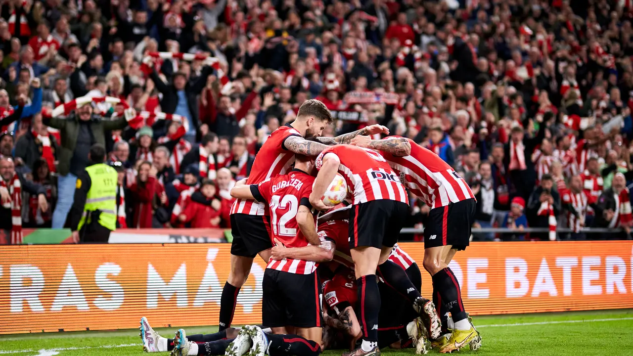 Jugadores del Athletic. / Ricardo Larreina