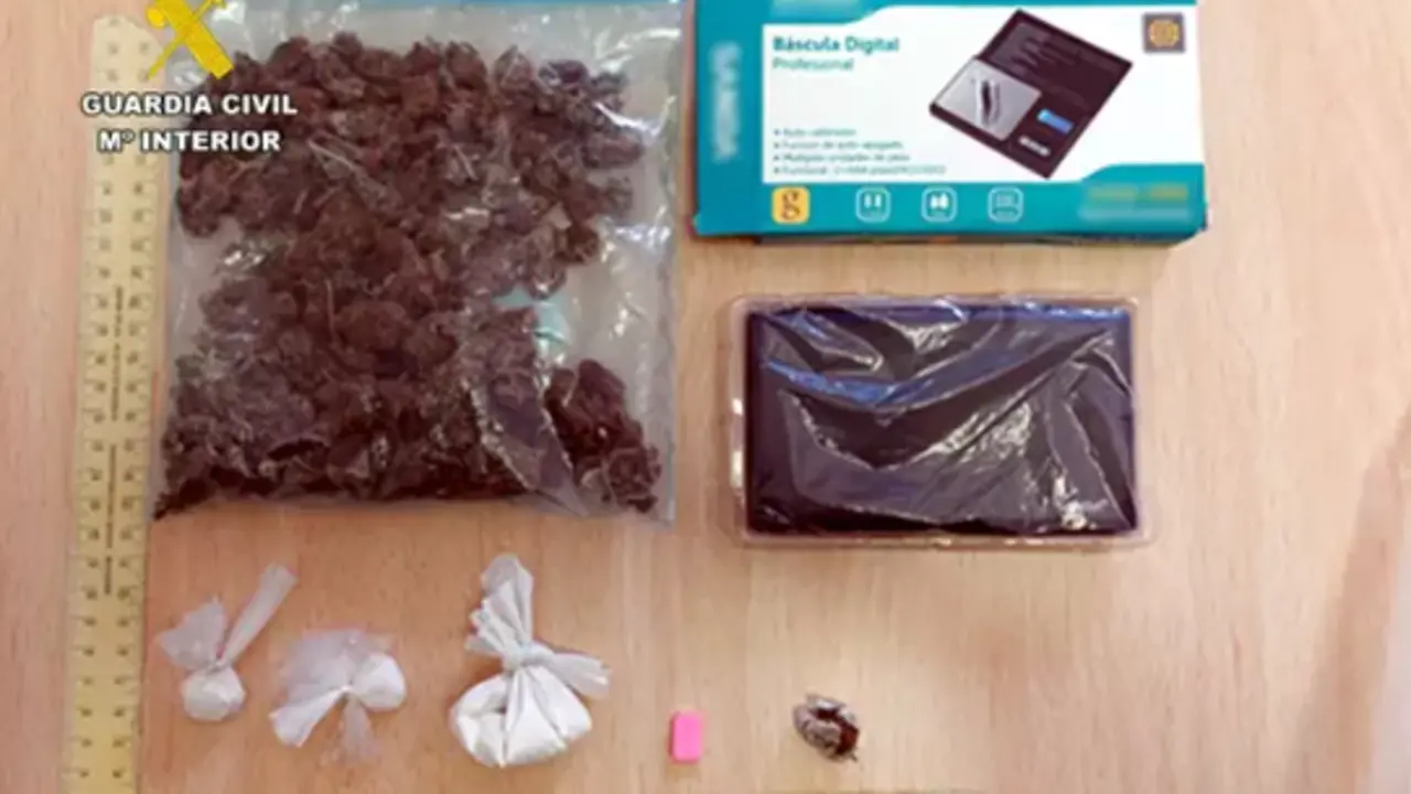 Drogas intervenidas en la operaci&oacute;n. / GC