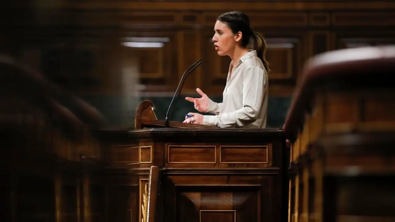 La ministra de Igualdad, Irene Montero, en una imagen de archivo. EFE/ Juan Carlos Hidalgo