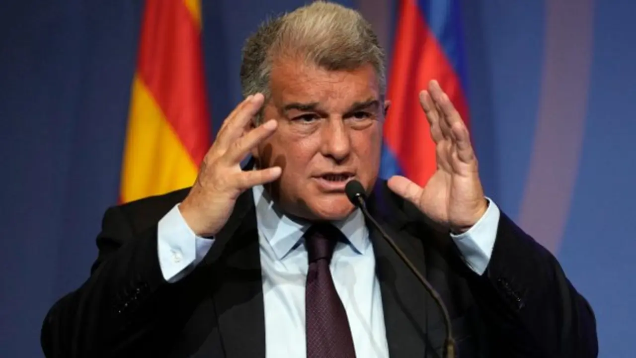 El presidente del FC Barcelona, Joan Laporta. / EP