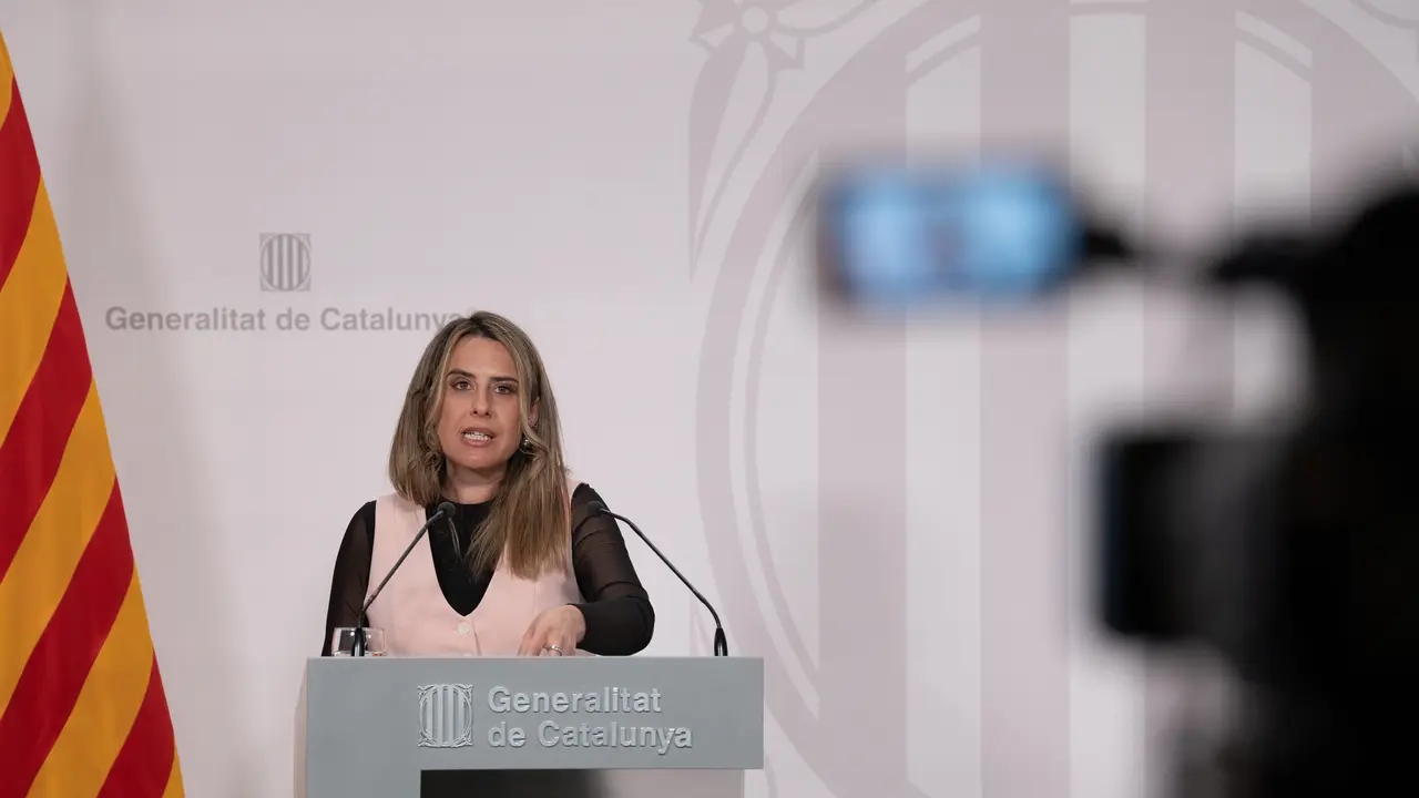 La portavoz del Govern, Patr&iacute;cia Plaja. / David Zorrakino
