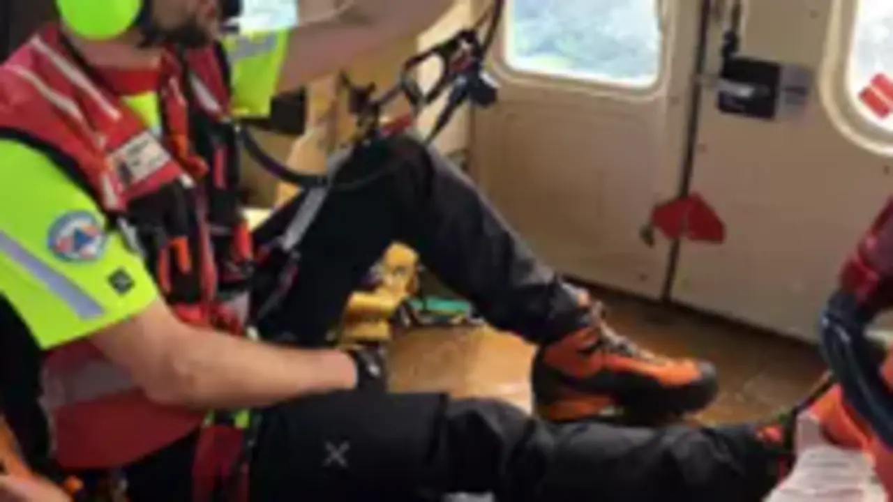 Evacuada en helic&oacute;ptero una peregrina con fractura de tobillo. / 112