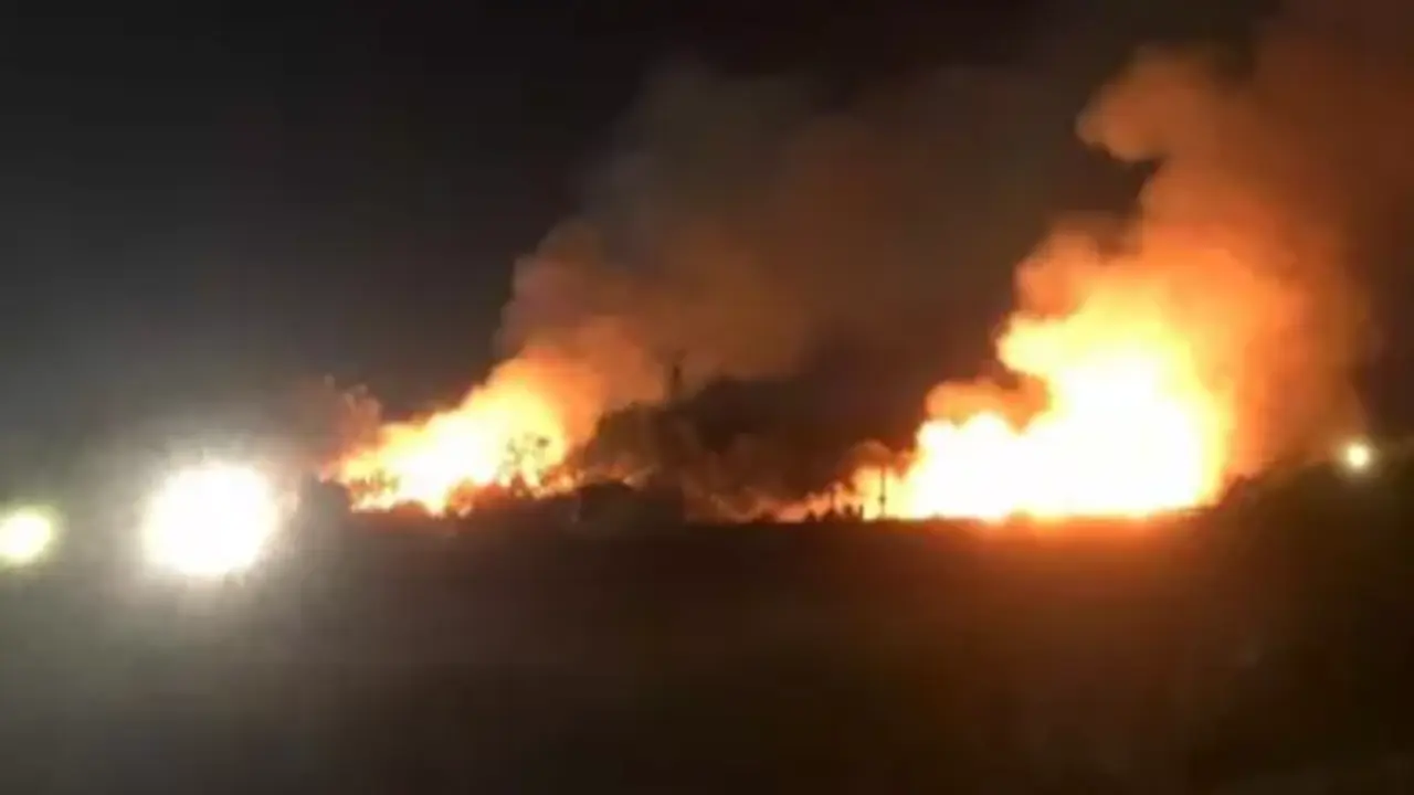 Incendio de vegetaci&oacute;n en La Remonta. / BS