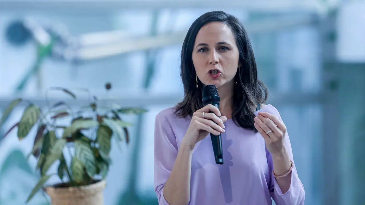 La l&iacute;der de Podemos, Ione Belarra. EP / Ricardo Rubio