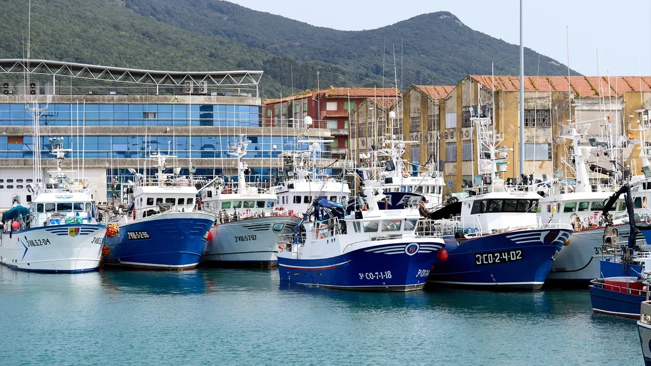 Barcos amarrados en el puerto de Santo&ntilde;a. EP / Juanma Serrano