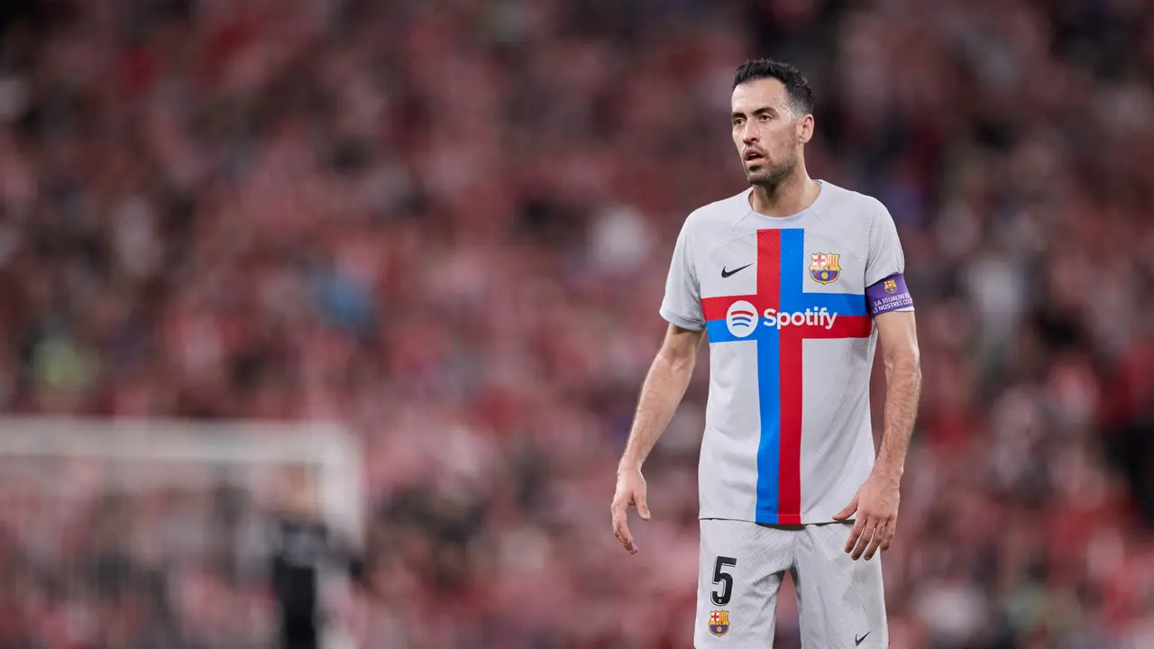 Sergio Busquets, jugador del Barcelona. /  Ricardo Larreina