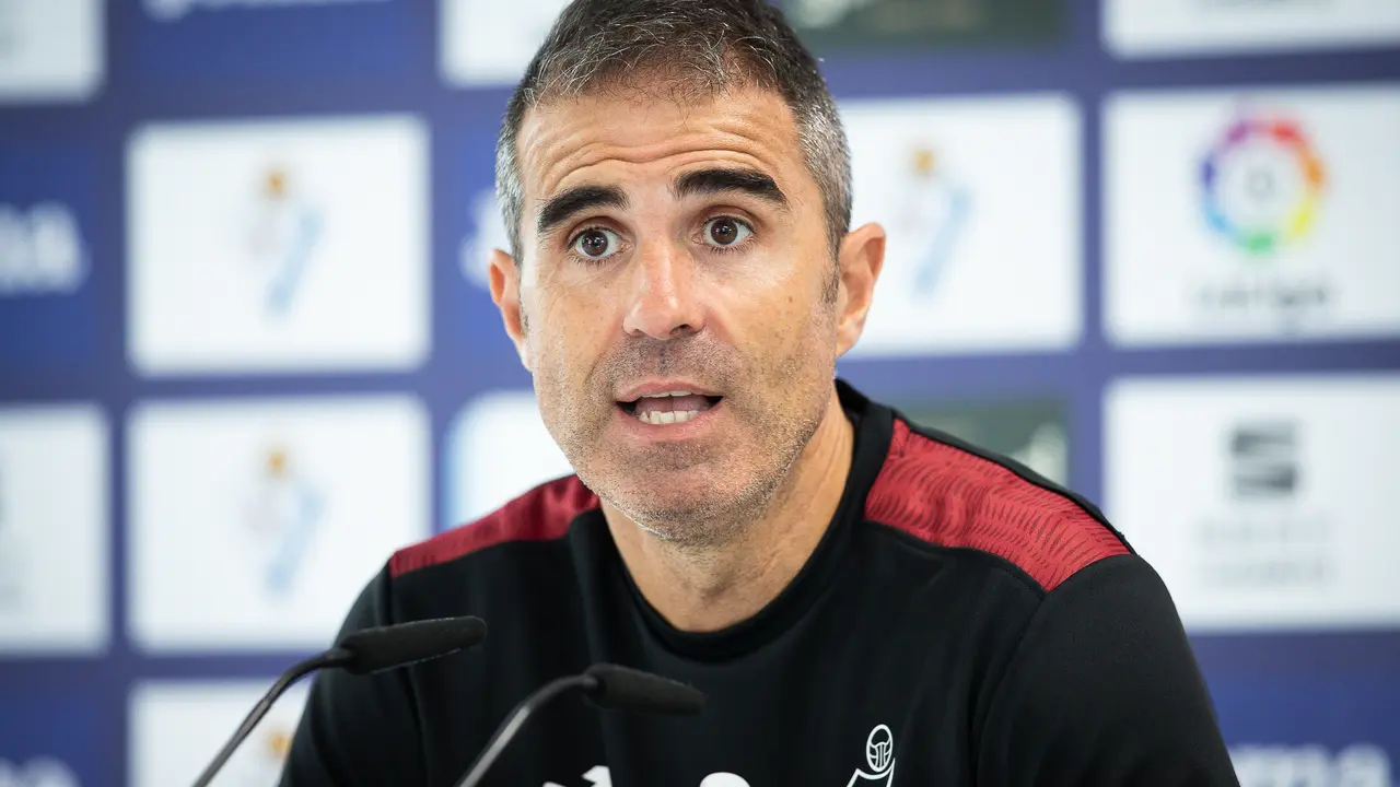 El entrenador del Eibar, Gaizka Garitano.
