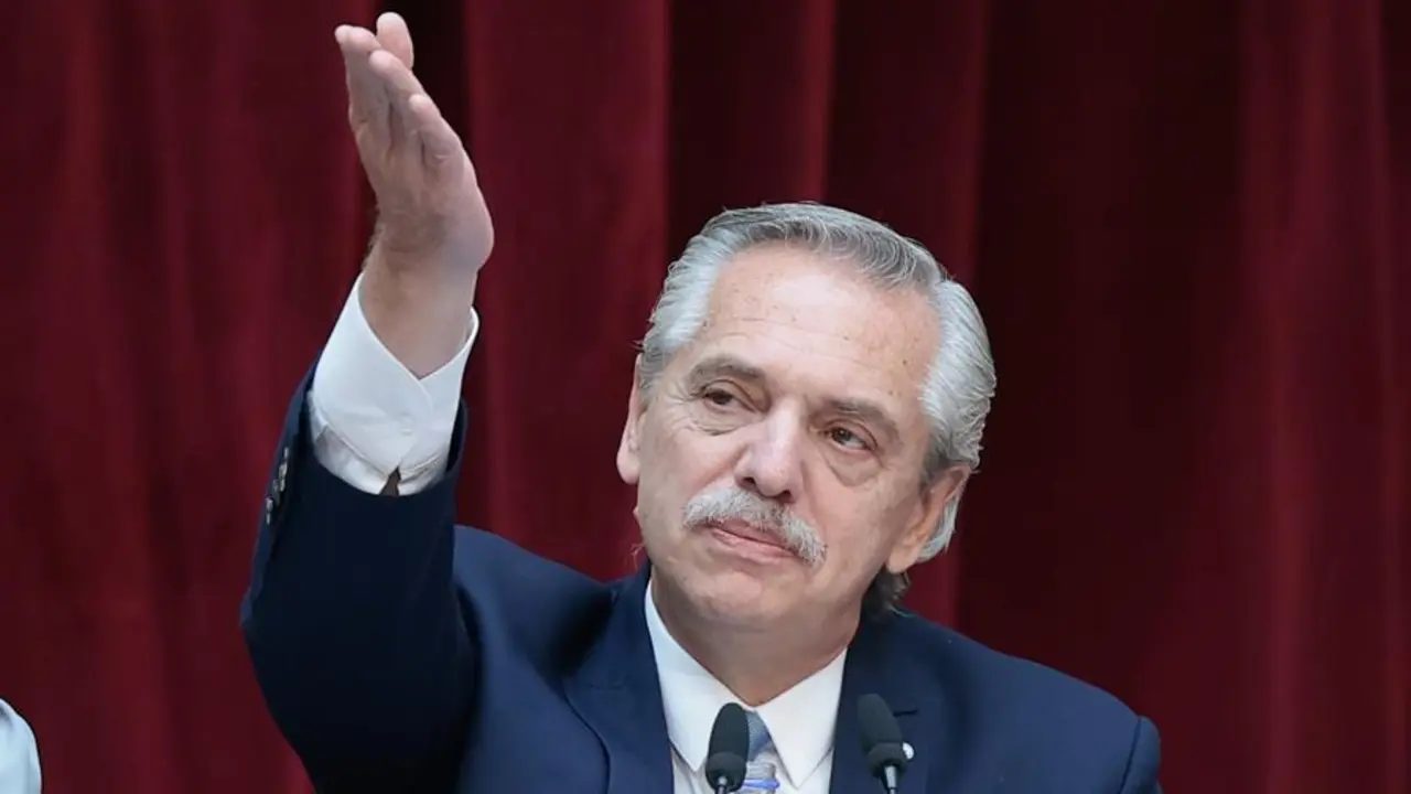 El presidente de Argentina, Alberto Fern&aacute;ndez, en Buenos Aires (Argentina). EFE/Juan Ignacio Roncoroni