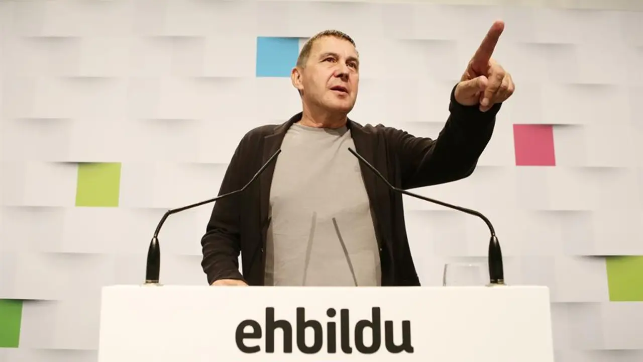 El coordinador general de EH Bildu, Arnaldo Otegi. EFE / Gorka Estrada