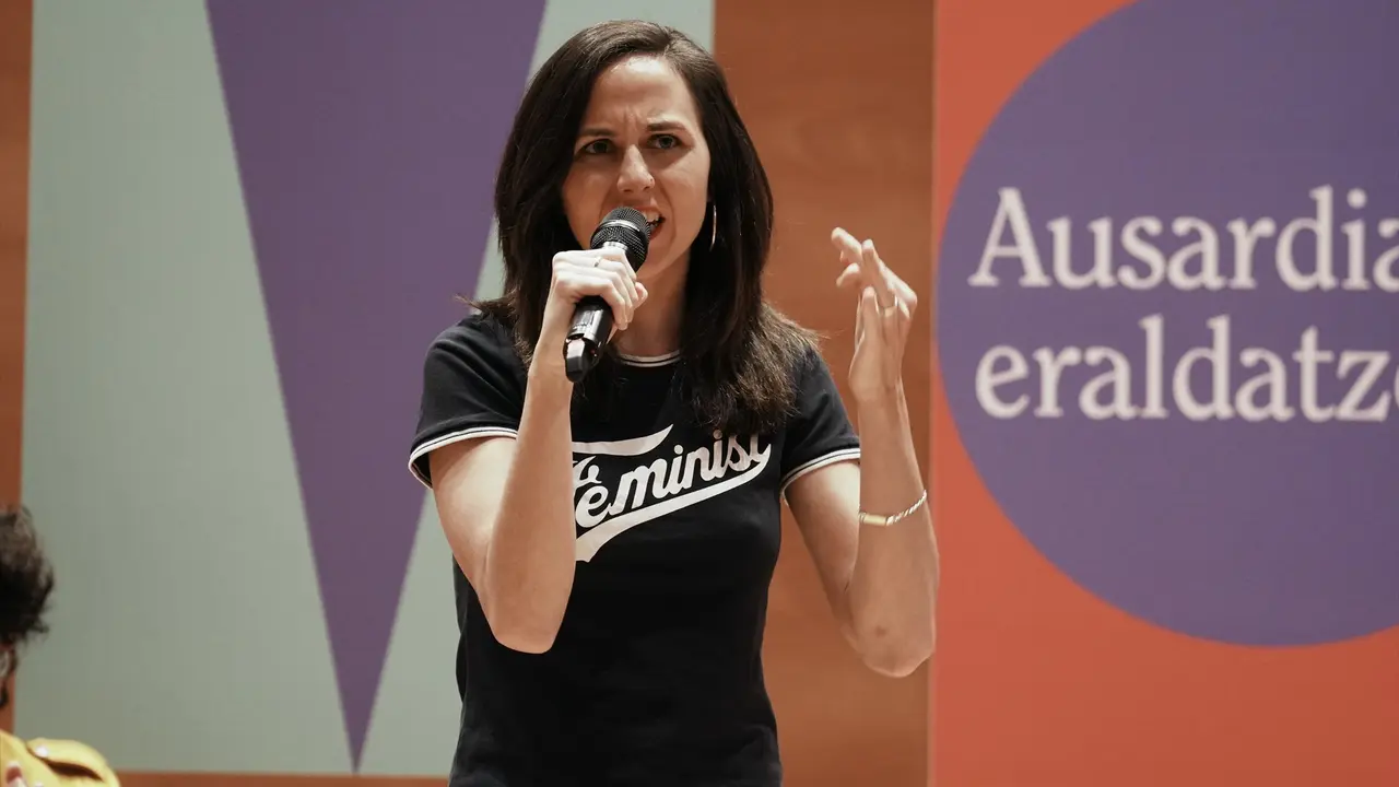 La secretaria general de Podemos y ministra de Derechos Sociales y Agenda 2030, Ione Belarra. EP / H.Bilbao