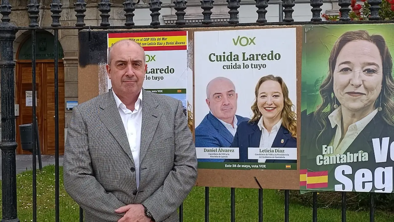 El candidato de Vox a la Alcald&iacute;a de Laredo, Daniel &Aacute;lvarez. / ALERTA