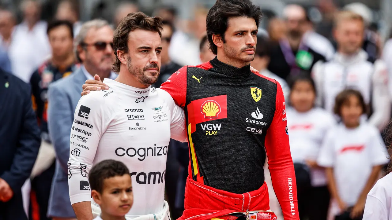 Fernando Alonso y Carlos Sainz. / Xavi Bonilla