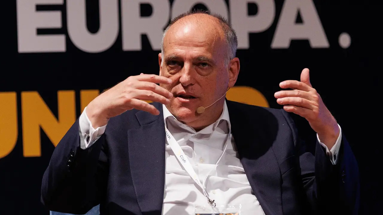 El presidente de La Liga, Javier Tebas. / Eduardo Parra