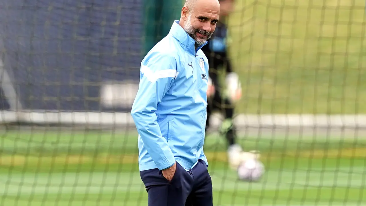 El entrenador del Manchester City, Pep Guardiola. / Martin Rickett