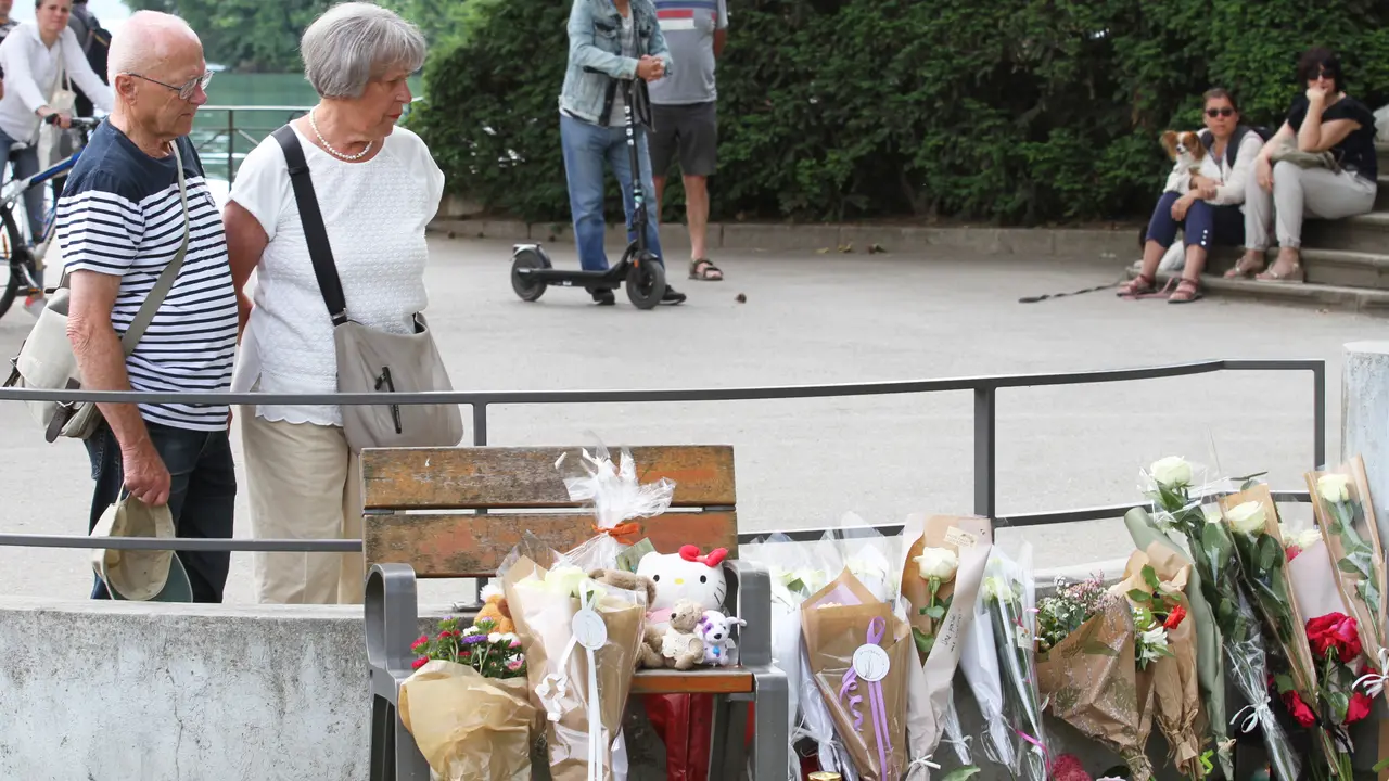 El parque donde ocurri&oacute; el ataque en Annecy. / GREGORY ROS