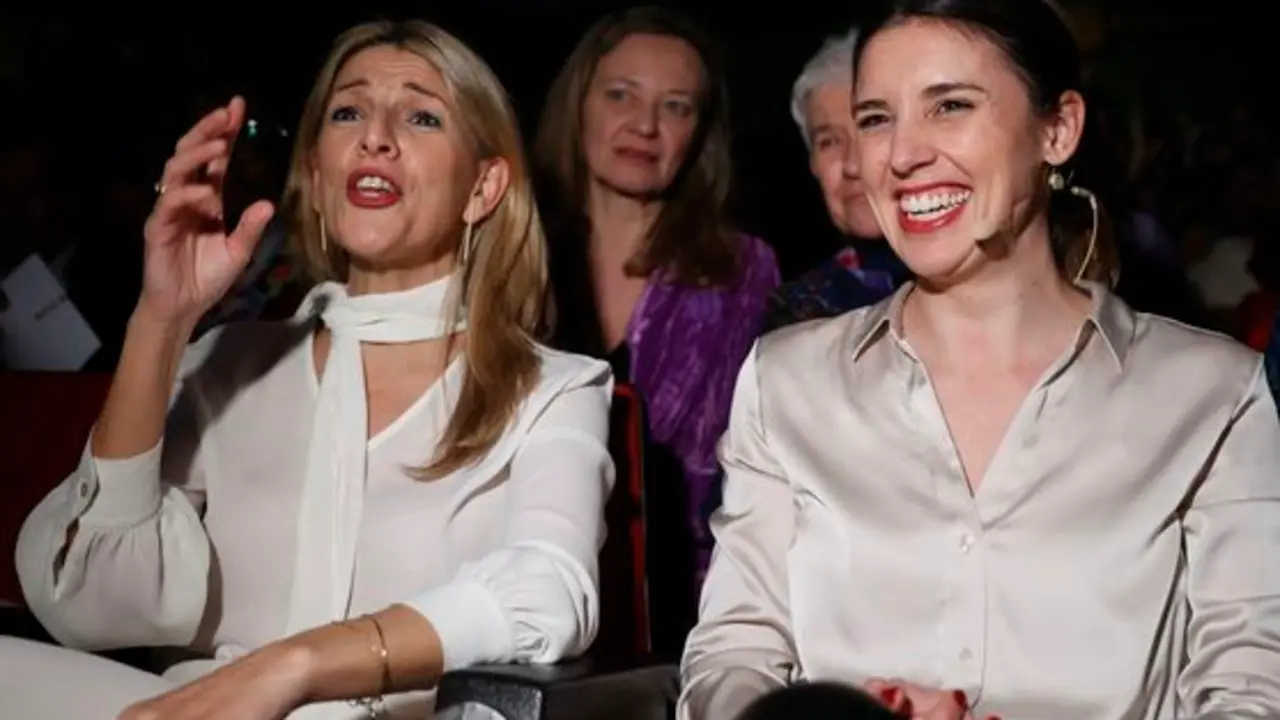 Yolanda D&iacute;az e Irene Montero. / EFE