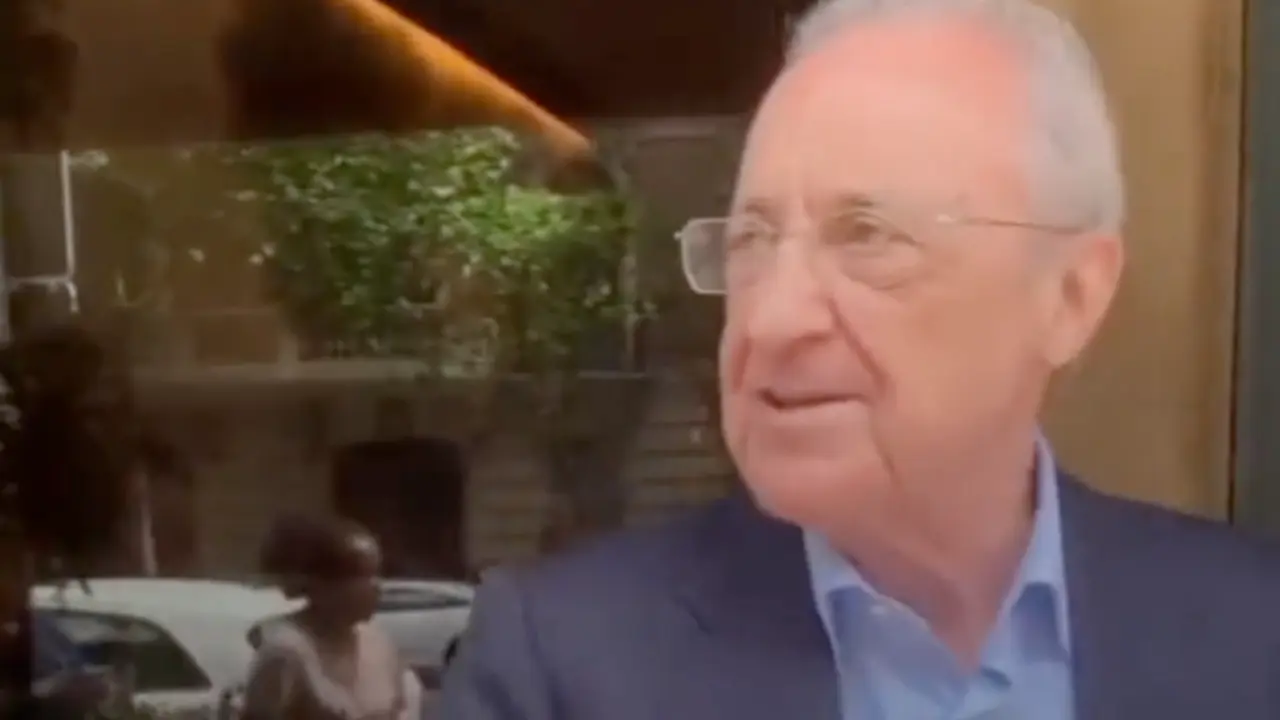 El presidente del Real Madrid, Florentino P&eacute;rez. / TW