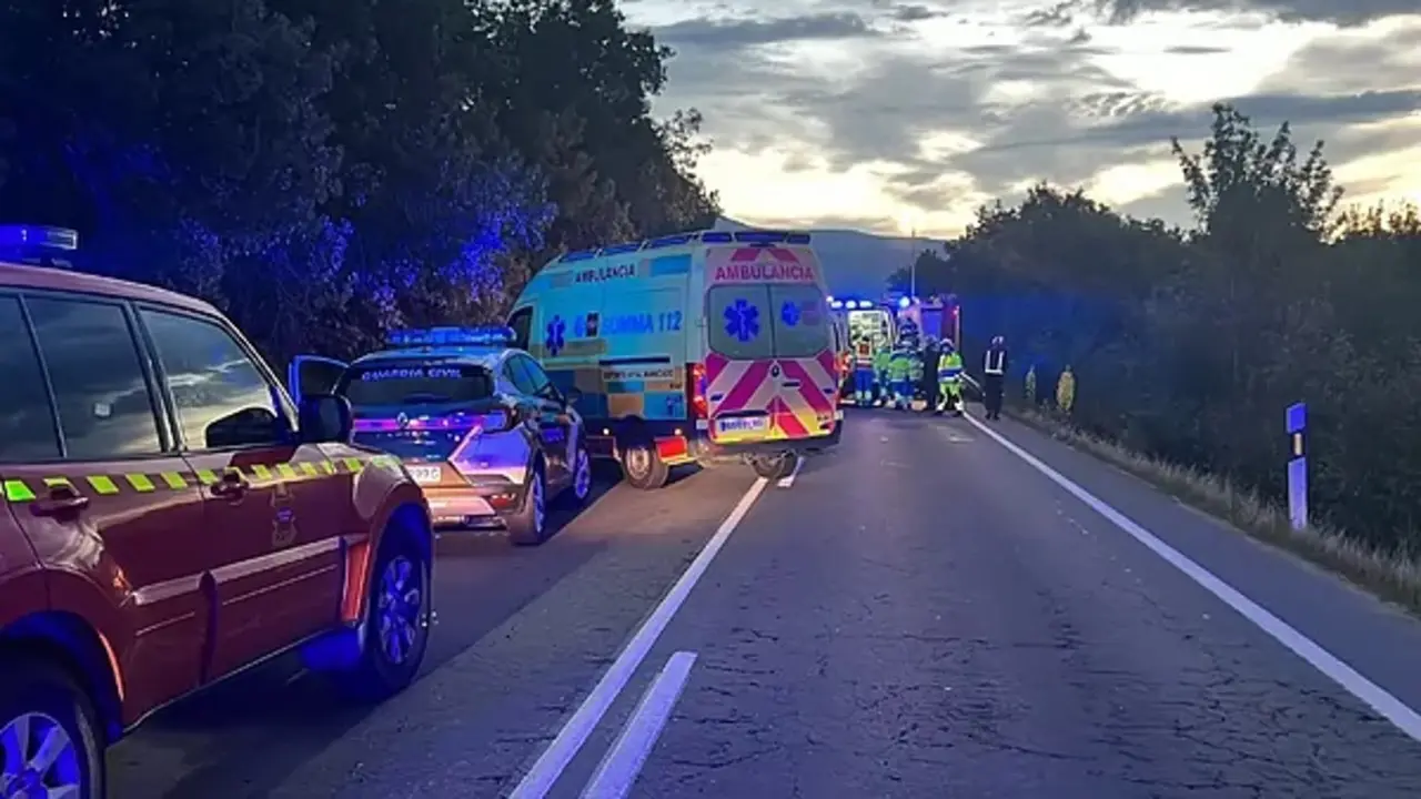 Accidente de tr&aacute;fico en Collado Villalba.