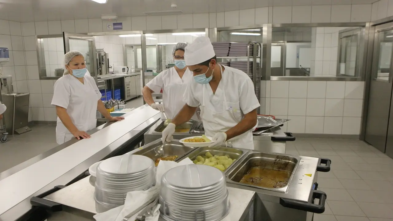 Cocina hospitalaria. / GC