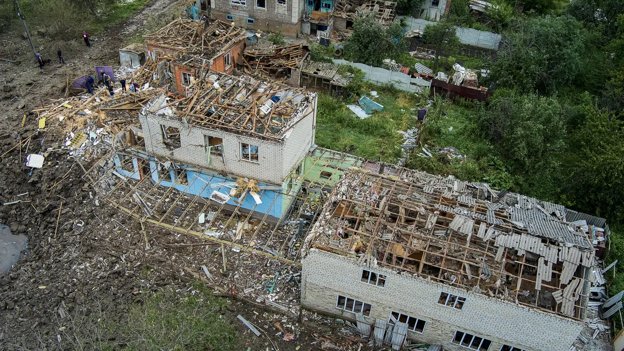 Edificio destruido por la guerra. / YEVGEN GONCHARENKO