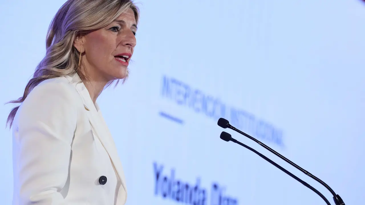 La vicepresidenta segunda y ministra de Trabajo y Econom&iacute;a Social, Yolanda D&iacute;az. / Jes&uacute;s Hell&iacute;n