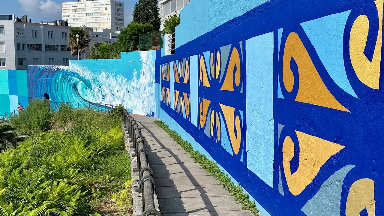Mural de la senda de Matale&ntilde;as. / AS