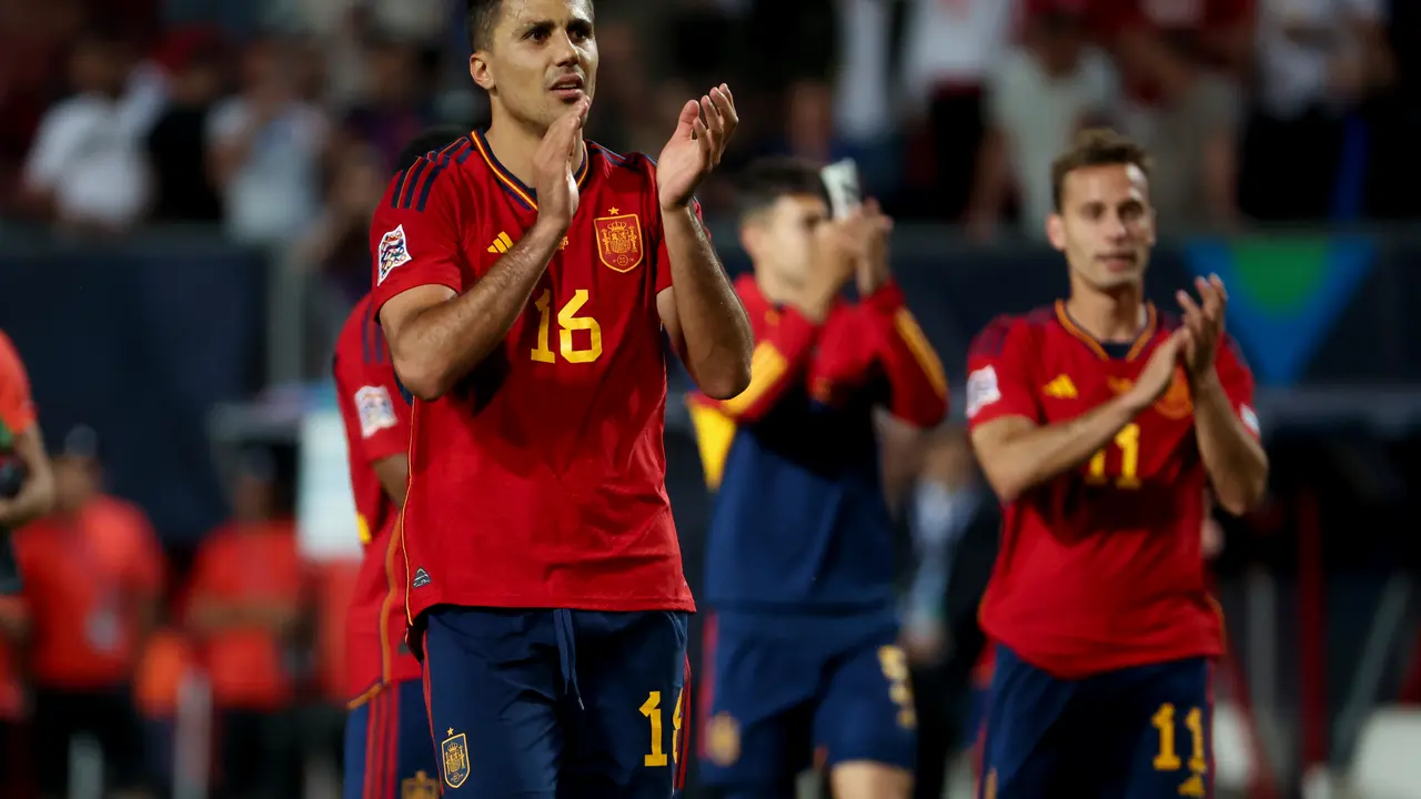 El jugador de la Selecci&oacute;n Espa&ntilde;ola Rodri. / Jean Catuffe