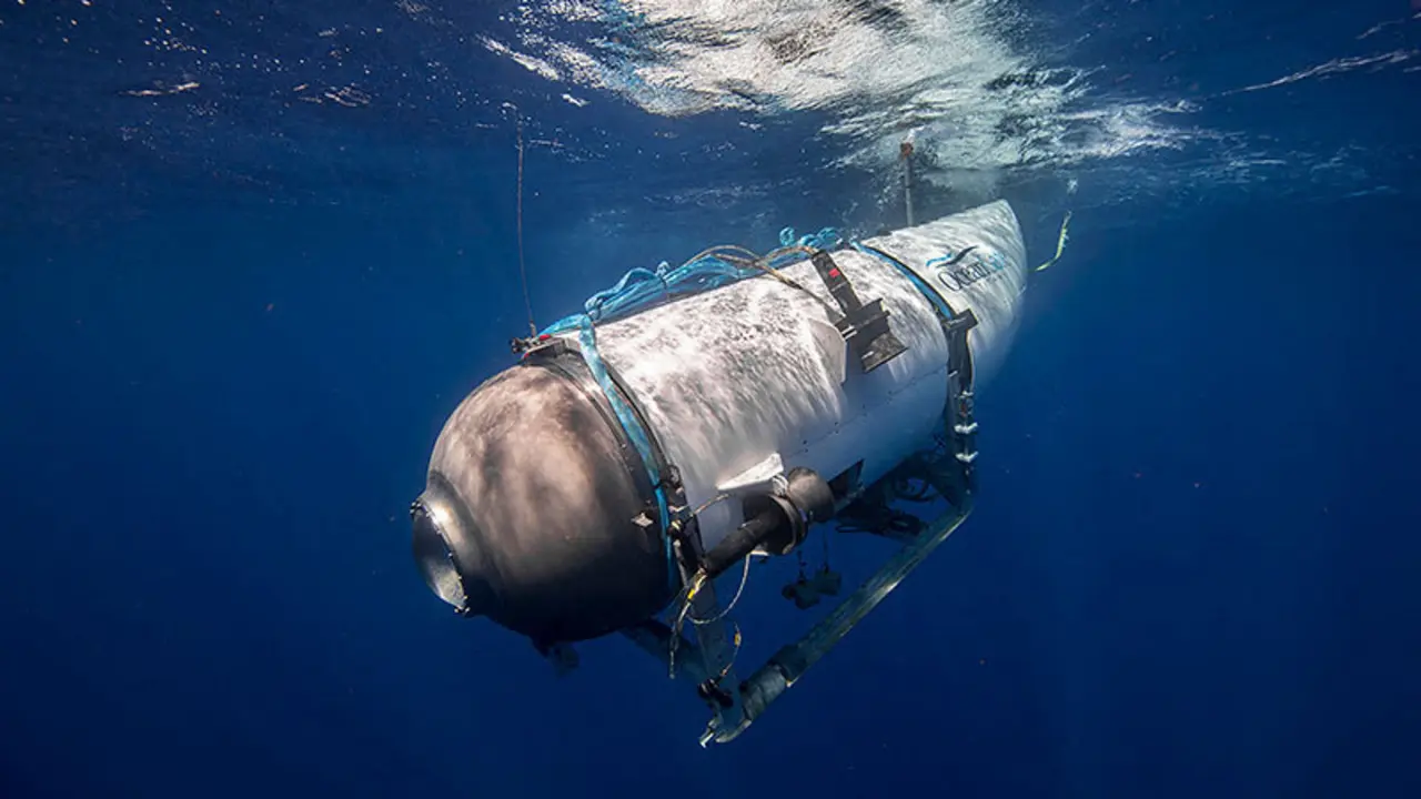 Un modelo del sumergible desaparecido. / OceanGate