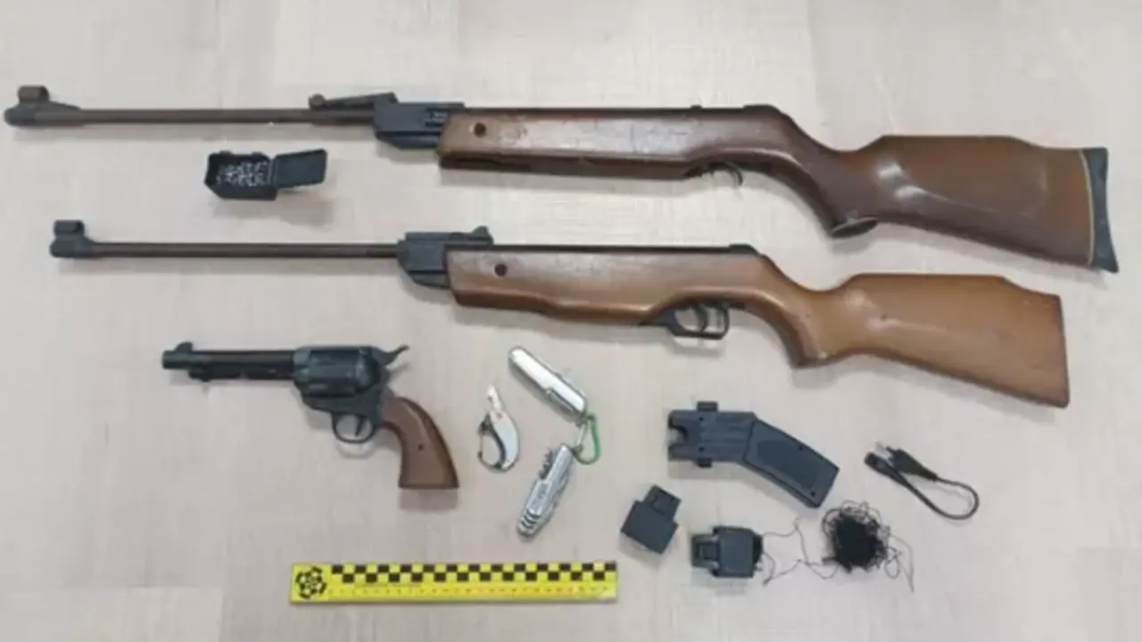 Armas incautadas por la Guardia Civil. / GC