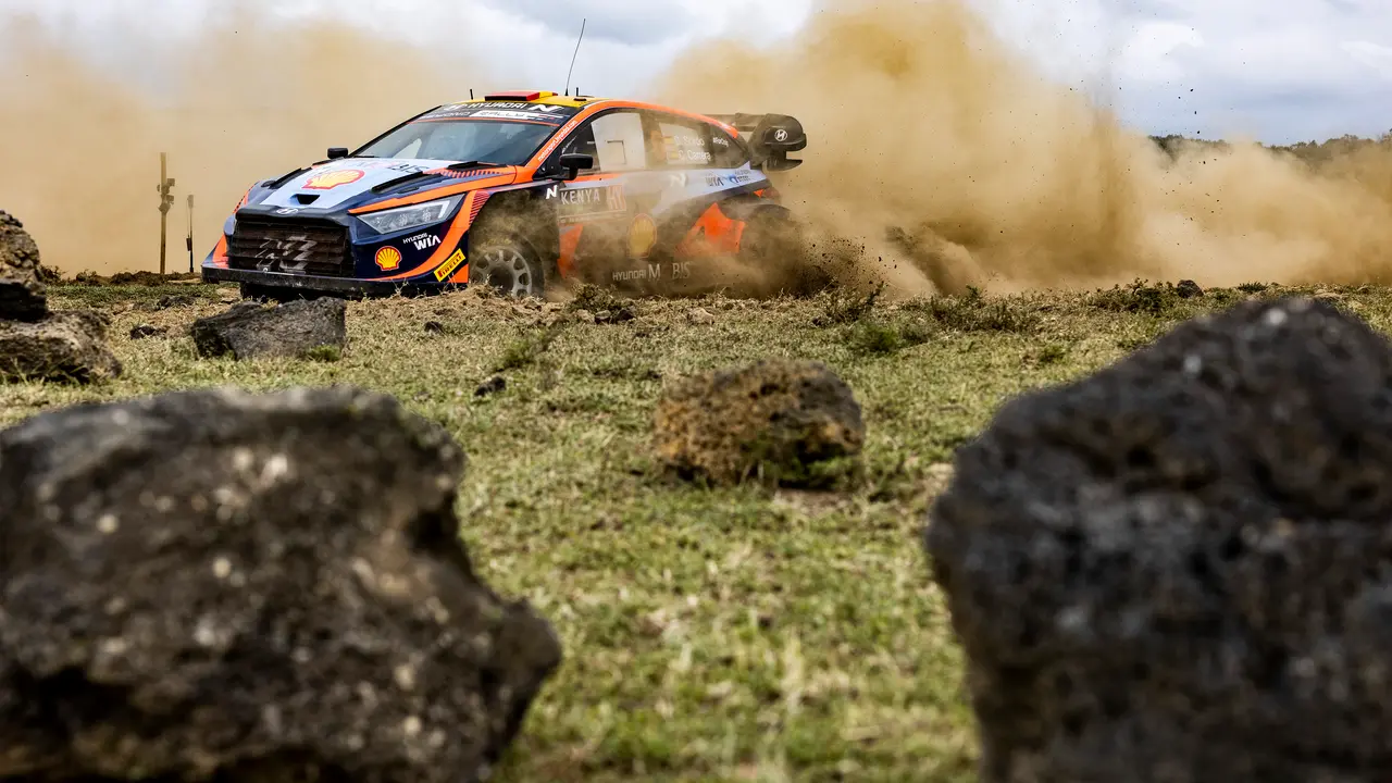 Dani Sordo. en el Rally de Kenia. / Nikos Katikis
