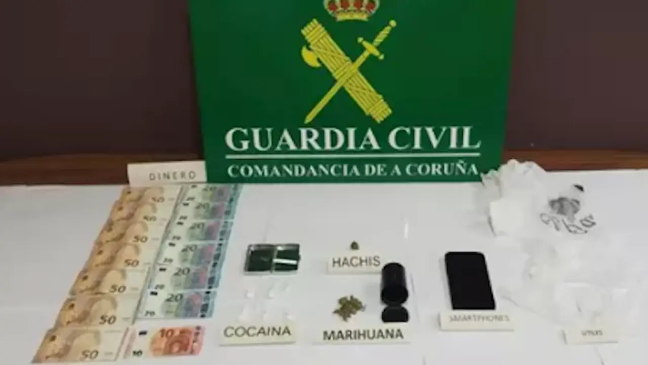 Material incautado. / GC