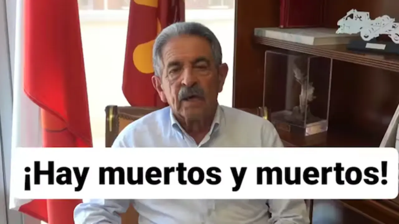 Miguel &Aacute;ngel Revilla, durante su pol&eacute;mico v&iacute;deo. / AC