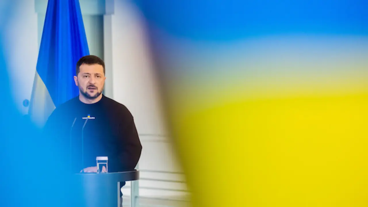 El presidente ucraniano, Volod&iacute;mir Zelenski. / Christoph Soeder