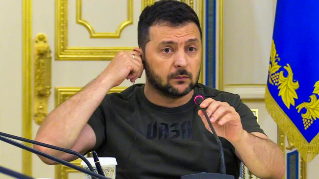 El presidente ucraniano, Volod&iacute;mir Zelenski. / Marcel Gasc&oacute;n
