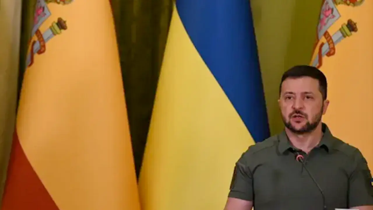 El presidente de Ucrania, Volodimir Zelenski. / BORJA PUIG DE LA BELLACASA