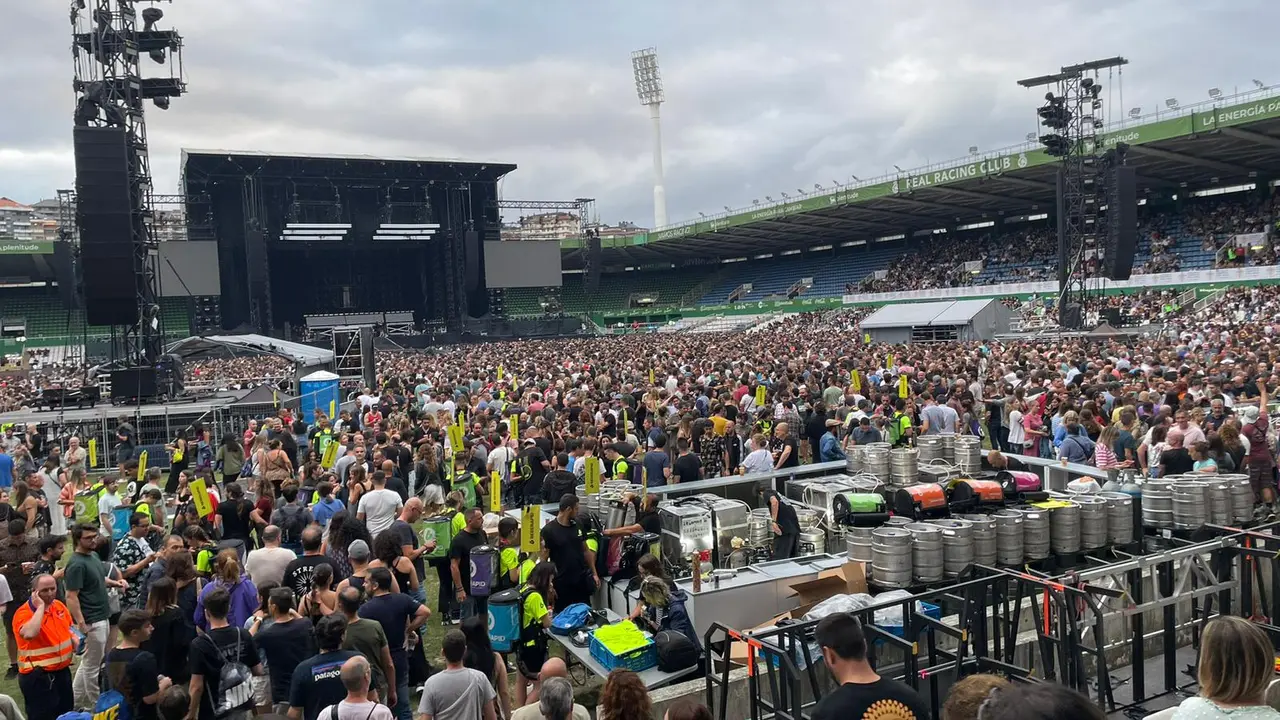 Concierto de Muse en Santander.