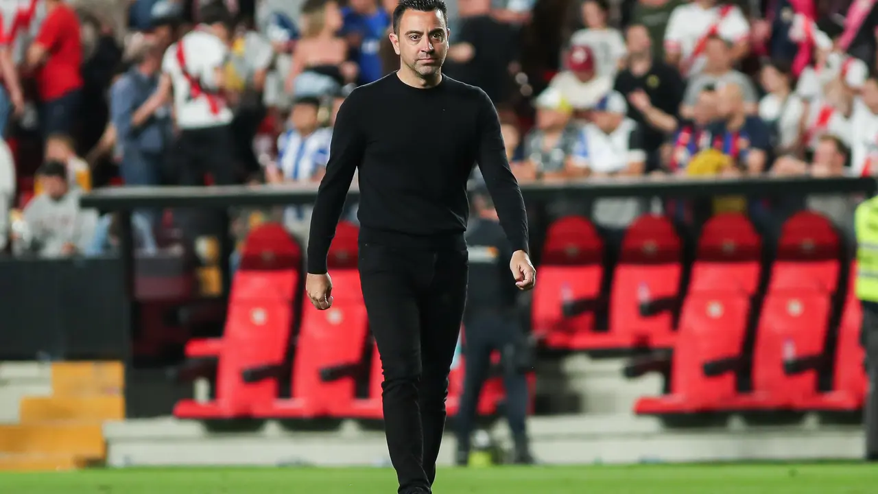 El entrenador del Bar&ccedil;a, Xavi Hern&aacute;ndez. /  Irina R. Hipolito