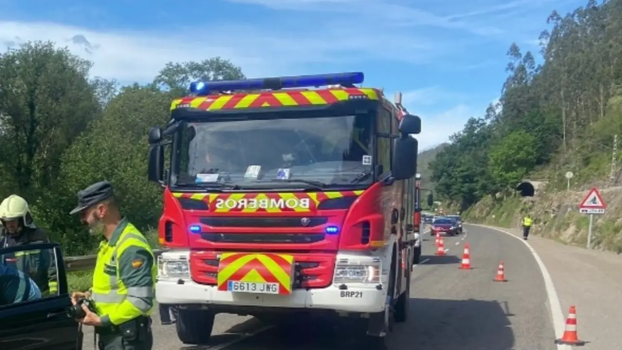 Accidente de tr&aacute;fico en la N-634 - ALERTA