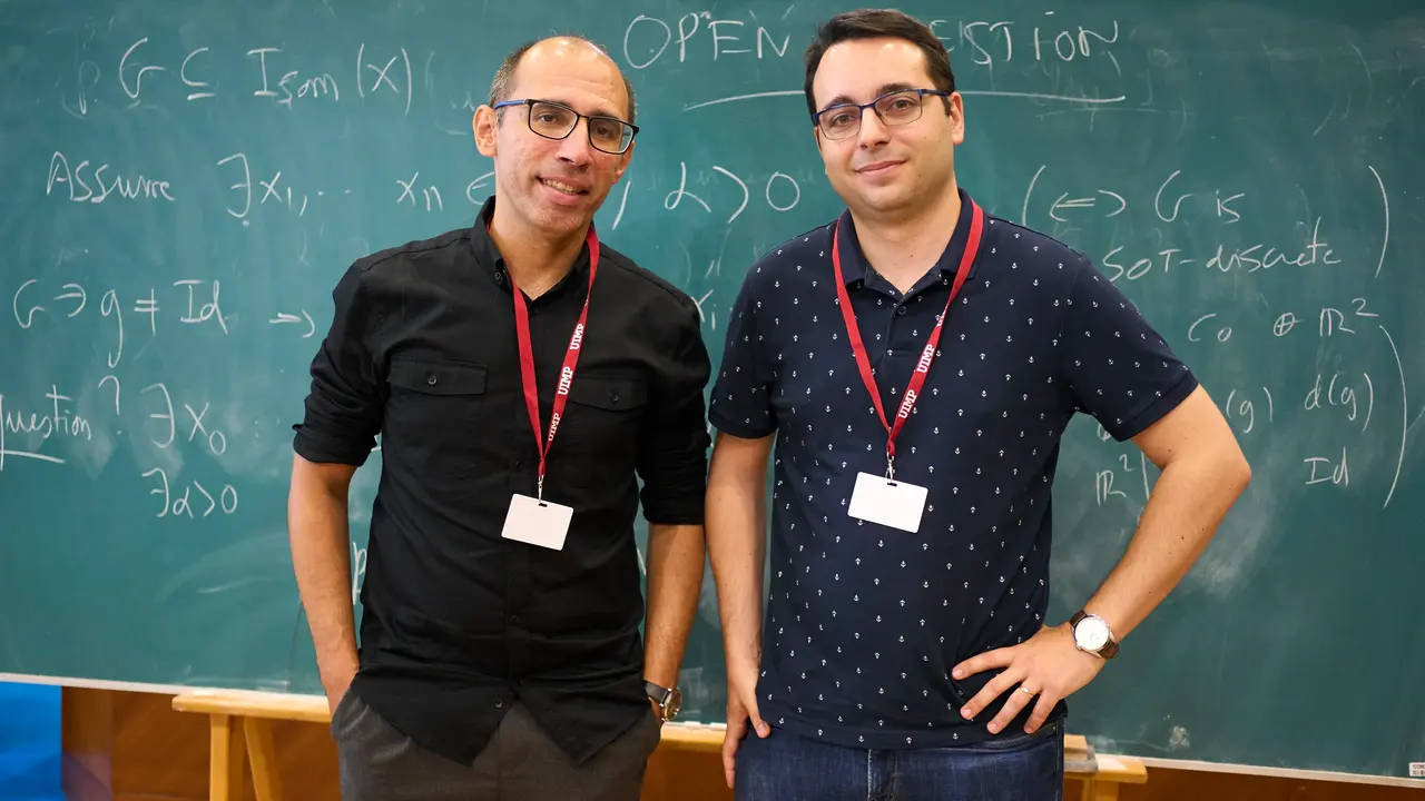 20/7/23  SANTANDER
UIMP 
XXII Escuela de Matem&aacute;ticas "Lluis Santal&oacute;". Linear and non-linear analysis in Banach spaces

Sheldon Gil Dantas; Luis Carlos Garc&iacute;a Lirola

FOTO: Juan Manuel Serrano Arce

