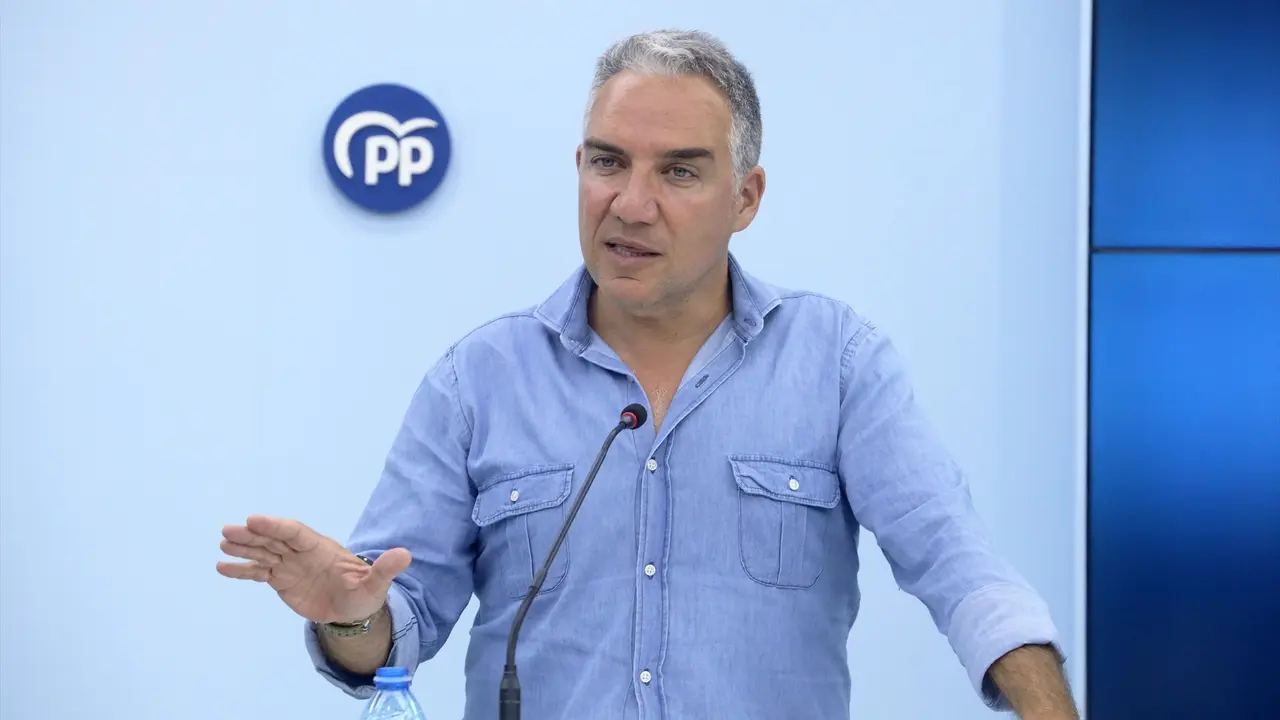 El coordinador general del PP y n&uacute;mero uno al Congreso por M&aacute;laga, El&iacute;as Bendodo. EP / &Aacute;lex Zea