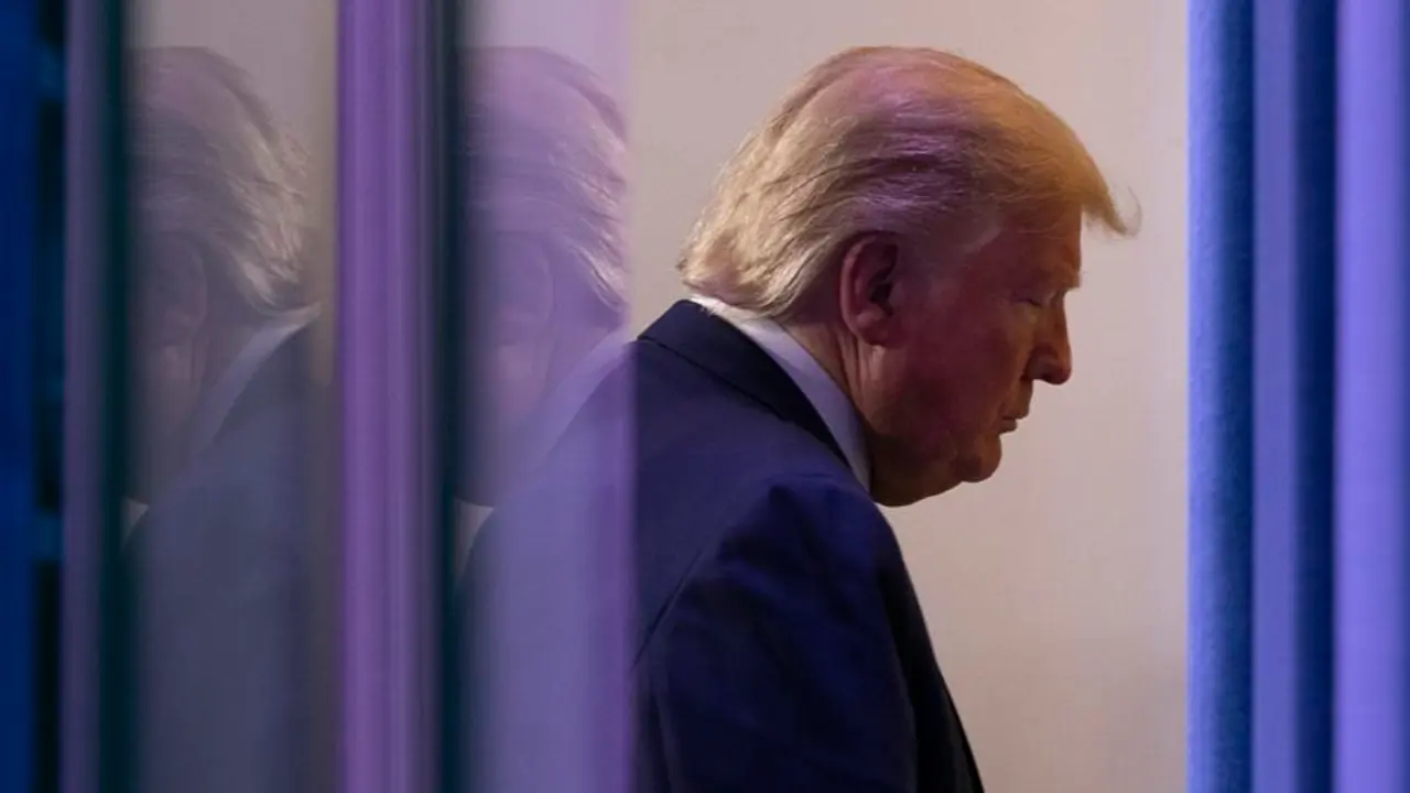El expresidente de EE.UU. Donald Trump, en una fotograf&iacute;a de archivo. EFE / Tasos Katopodis