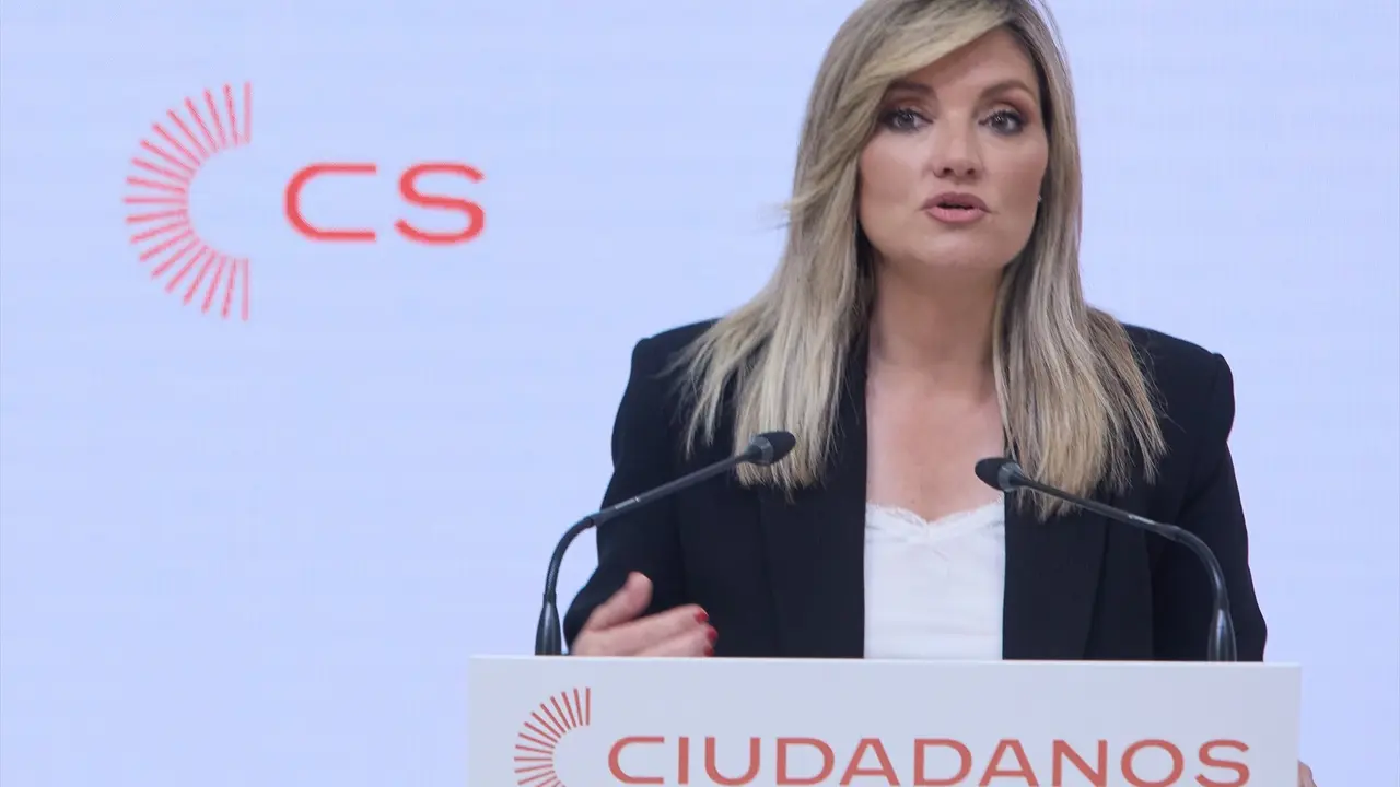 La portavoz nacional de CS, Patricia Guasp, durante una comparecencia. EP / Jes&uacute;s Hell&iacute;n / Archivo