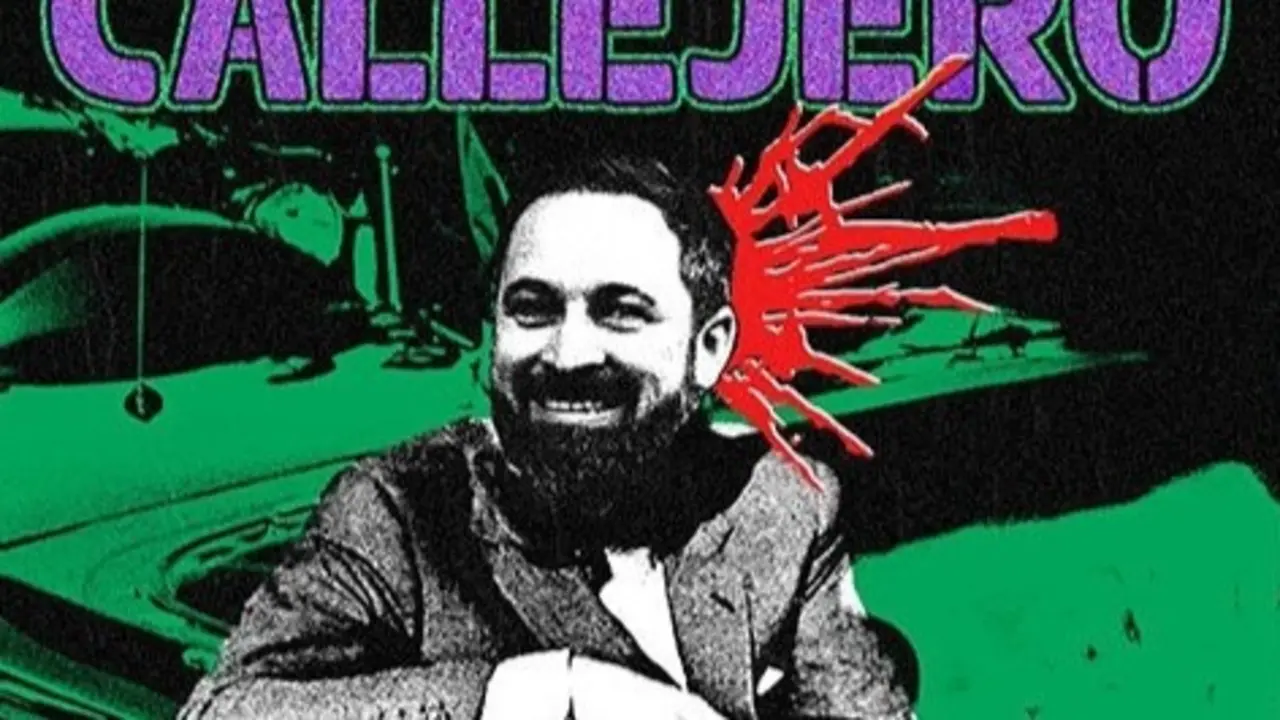 Cartel de la Semana Grande de Bilbao en el que aparece Santiago Abascal.