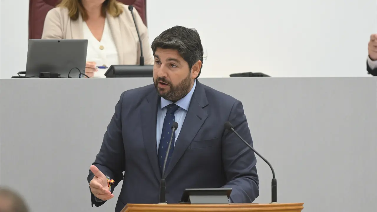 El candidato del Partido Popular para presidir Murcia, Fernando L&oacute;pez Miras. EP / Martin C