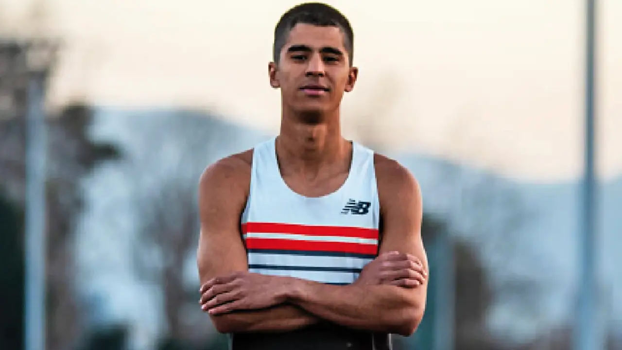 El atleta torrelaveguense Mohamed Attaoui.