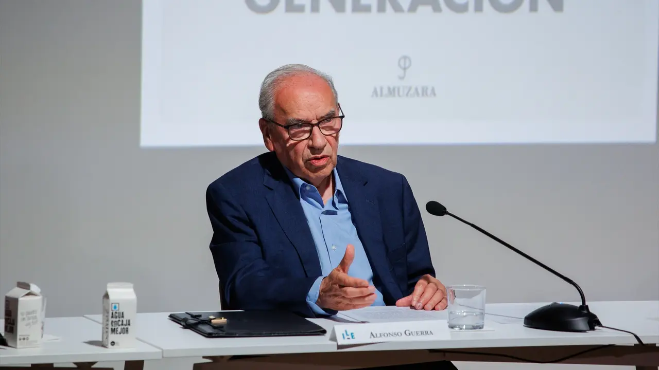 El exvicepresidente del Gobierno Alfonso Guerra. EP / Archivo